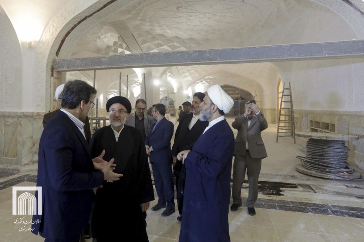 رئیس سازمان اوقاف: توسعه فضاهای زیرسطحی حرم مطهر رضوی، الگویی برای معم ...